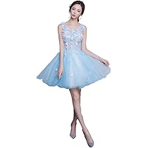 Amazon | [千恵モール] ミニドレス 編み上げ パーティードレス